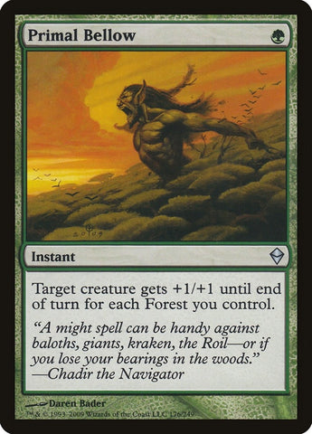 Image for Primal Bellow (176) [Zendikar]