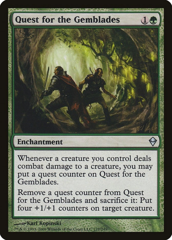 Image for Quest for the Gemblades (177) [Zendikar]