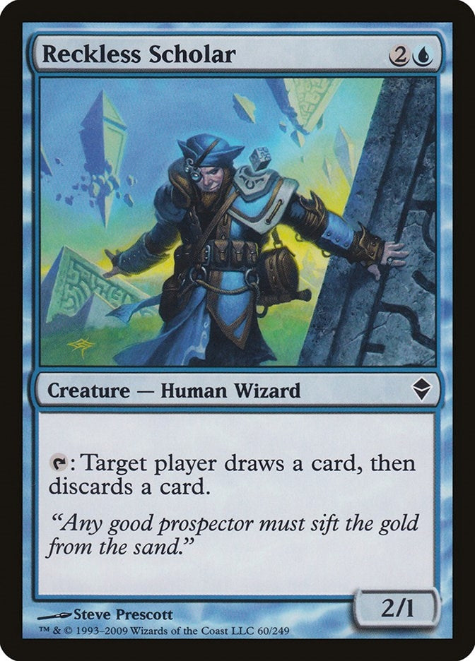 Image for Reckless Scholar (60) [Zendikar]