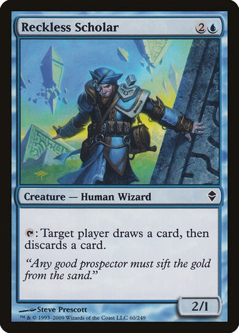 Image for Reckless Scholar (60) [Zendikar]