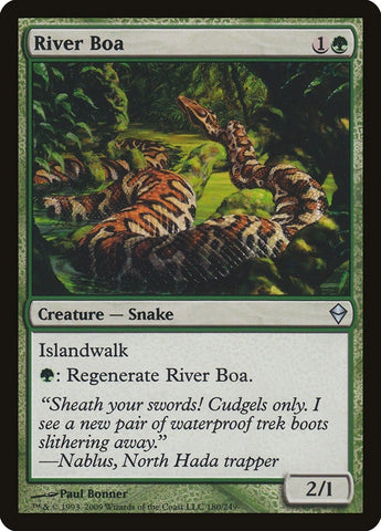 Image for River Boa (180) [Zendikar]