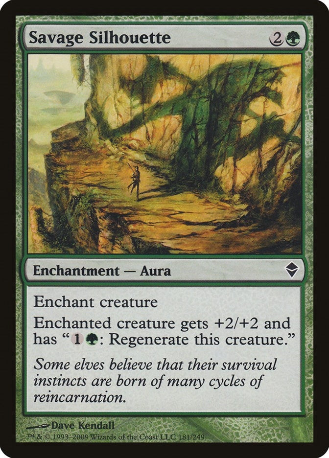 Image for Savage Silhouette (181) [Zendikar]