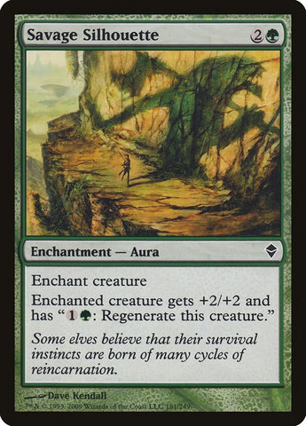 Image for Savage Silhouette (181) [Zendikar]