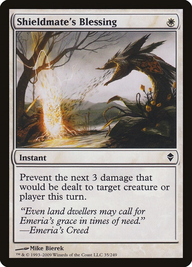 Image for Shieldmate's Blessing (35) [Zendikar]