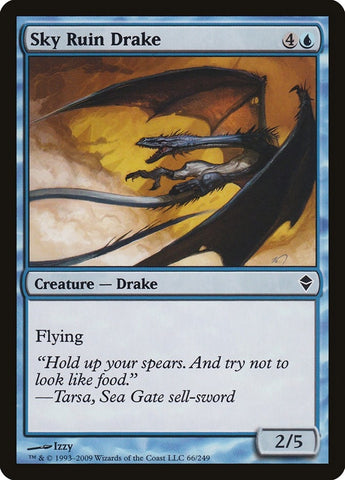 Image for Sky Ruin Drake (66) [Zendikar]
