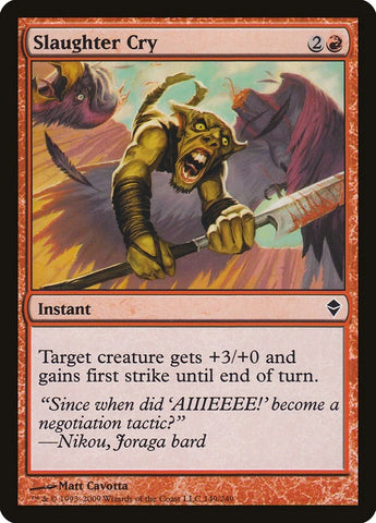 Image for Slaughter Cry (149) [Zendikar]