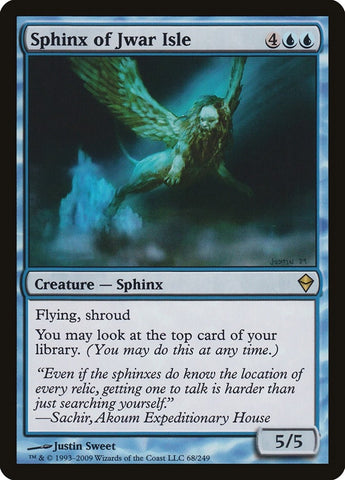 Image for Sphinx of Jwar Isle (68) [Zendikar]