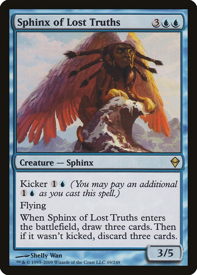 Image for Sphinx of Lost Truths (69) [Zendikar]