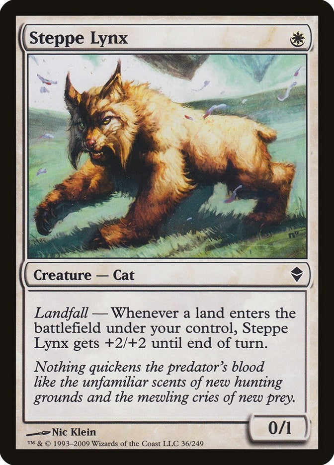 Image for Steppe Lynx (36) [Zendikar]