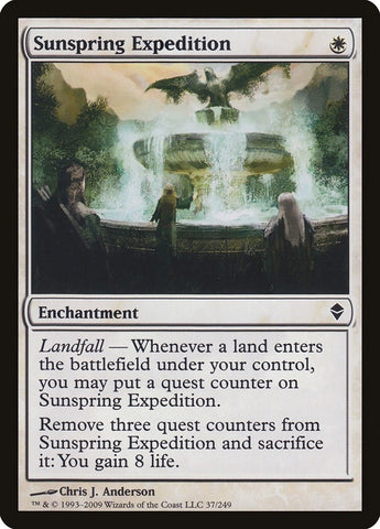 Image for Sunspring Expedition (37) [Zendikar]