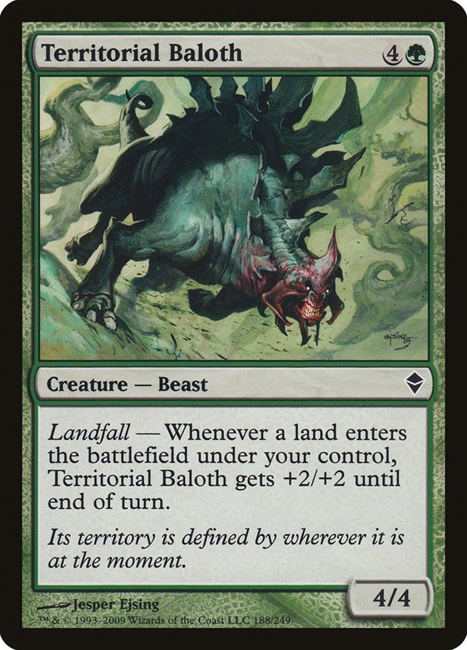 Image for Territorial Baloth (188) [Zendikar]