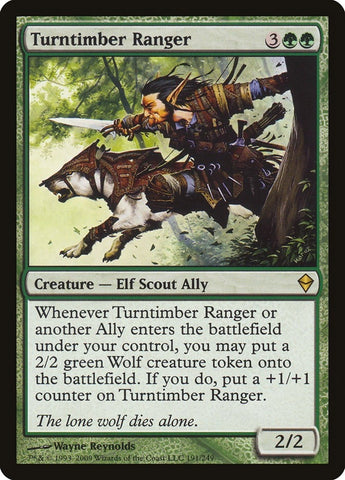 Image for Turntimber Ranger (191) [Zendikar]