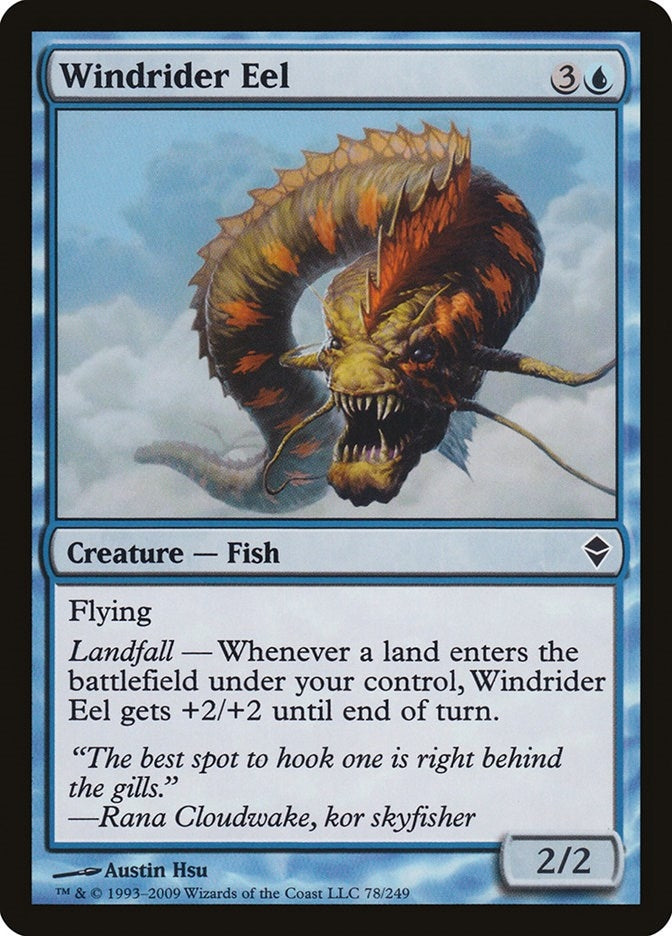 Image for Windrider Eel (78) [Zendikar]