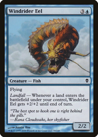 Image for Windrider Eel (78) [Zendikar]