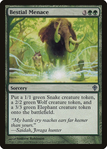Image for Bestial Menace (97) [Worldwake]