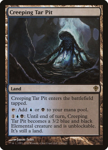 Image for Creeping Tar Pit (134) [Worldwake]