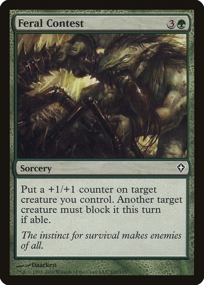 Image for Feral Contest (100) [Worldwake]