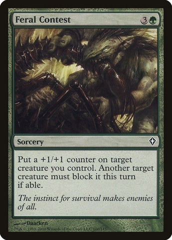 Image for Feral Contest (100) [Worldwake]