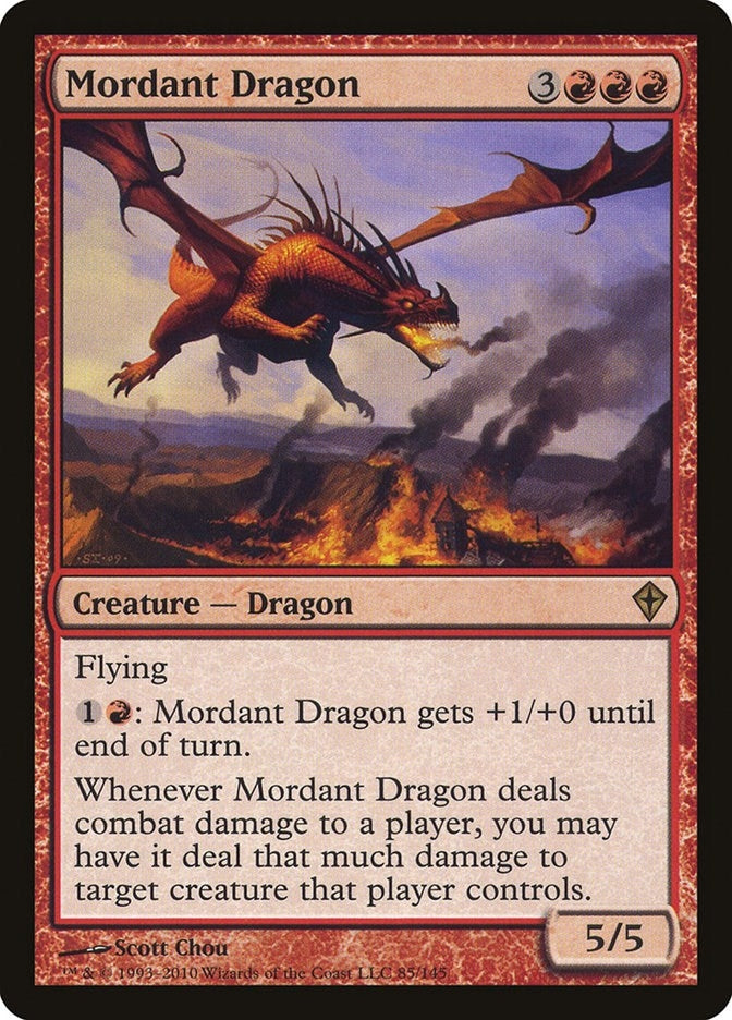 Image for Mordant Dragon (85) [Worldwake]