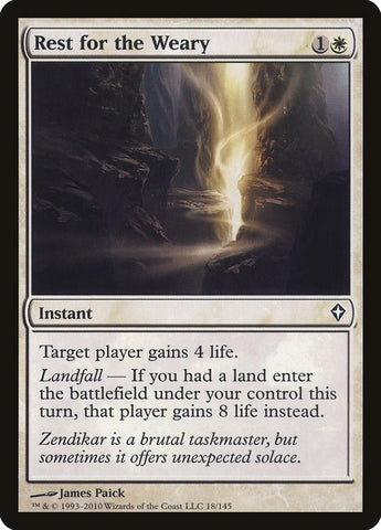 Image for Rest for the Weary (18) - Magic: The Gathering