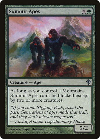 Image for Summit Apes (114) - Magic: The Gathering