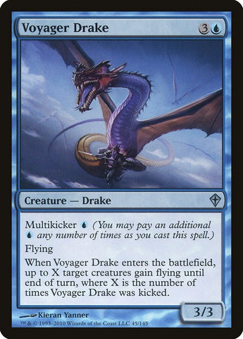 Image for Voyager Drake (45) - Magic: The Gathering
