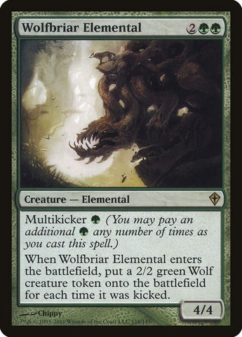 Image for Wolfbriar Elemental (118) - Magic: The Gathering