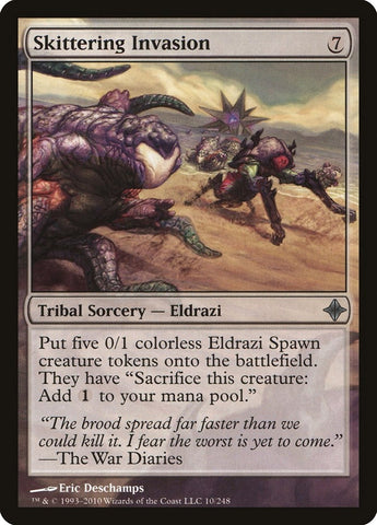 Image for Skittering Invasion (10) - Magic: The Gathering