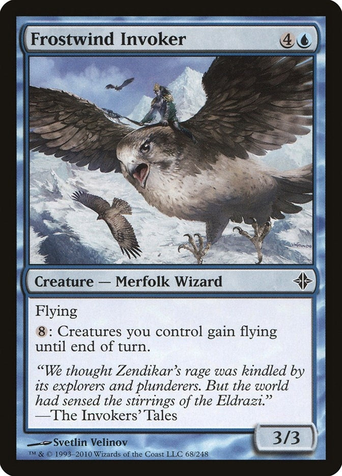 Image for Frostwind Invoker (68) [Rise of the Eldrazi]