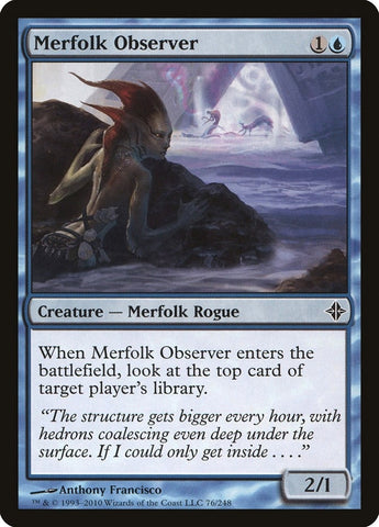Image for Merfolk Observer (76) [Rise of the Eldrazi]