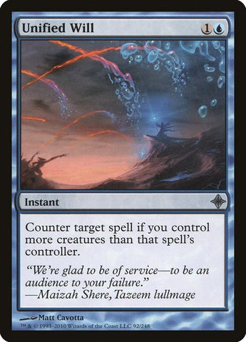 Image for Unified Will (92) [Rise of the Eldrazi]
