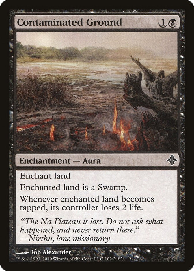 Image for Contaminated Ground (102) [Rise of the Eldrazi]