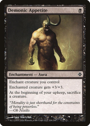 Image for Demonic Appetite (106) [Rise of the Eldrazi]