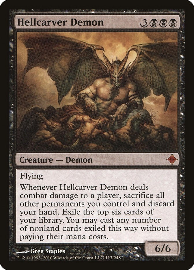 Image for Hellcarver Demon (113) [Rise of the Eldrazi]