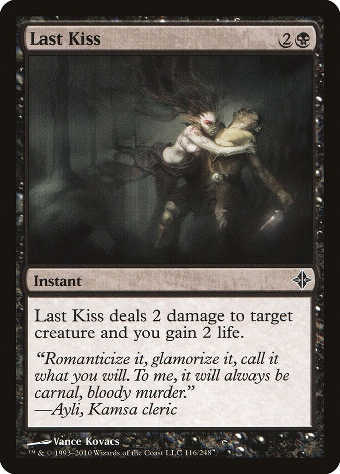 Image for Last Kiss (116) [Rise of the Eldrazi]