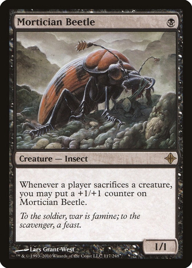 Image for Mortician Beetle (117) [Rise of the Eldrazi]