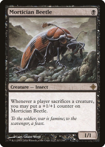 Image for Mortician Beetle (117) [Rise of the Eldrazi]