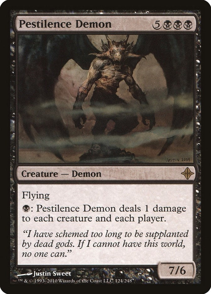 Image for Pestilence Demon (124) [Rise of the Eldrazi]