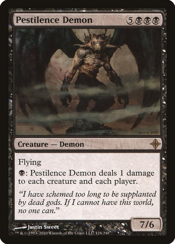 Image for Pestilence Demon (124) [Rise of the Eldrazi]