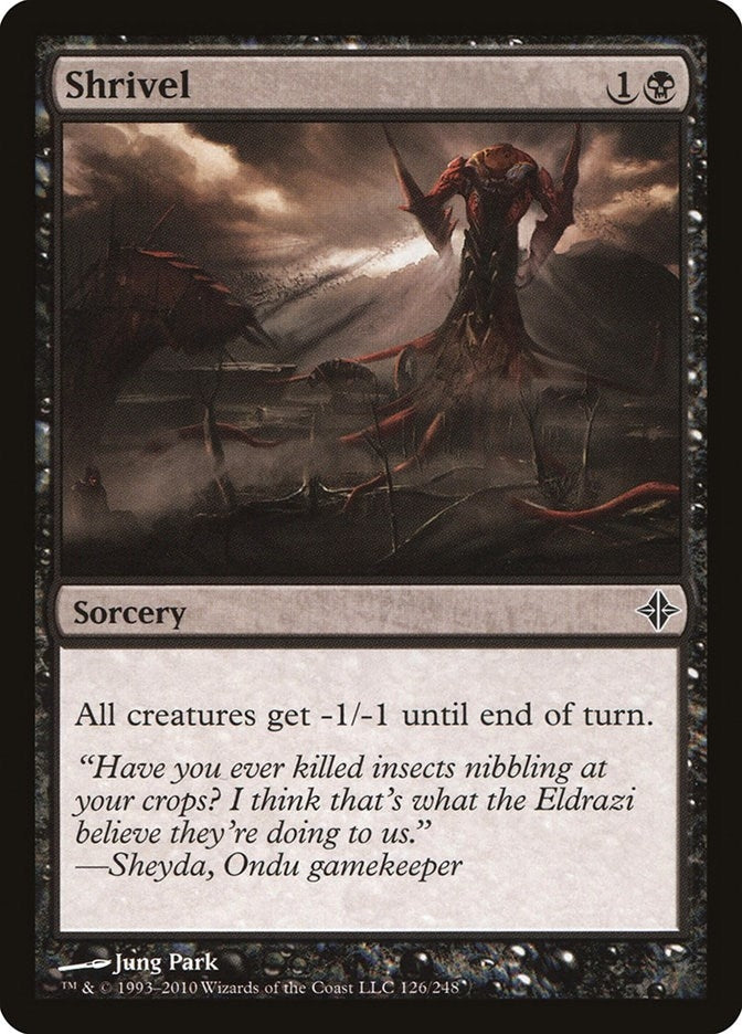 Image for Shrivel (126) [Rise of the Eldrazi]