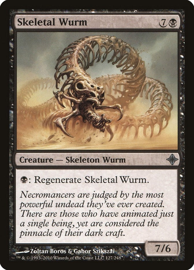 Image for Skeletal Wurm (127) [Rise of the Eldrazi]