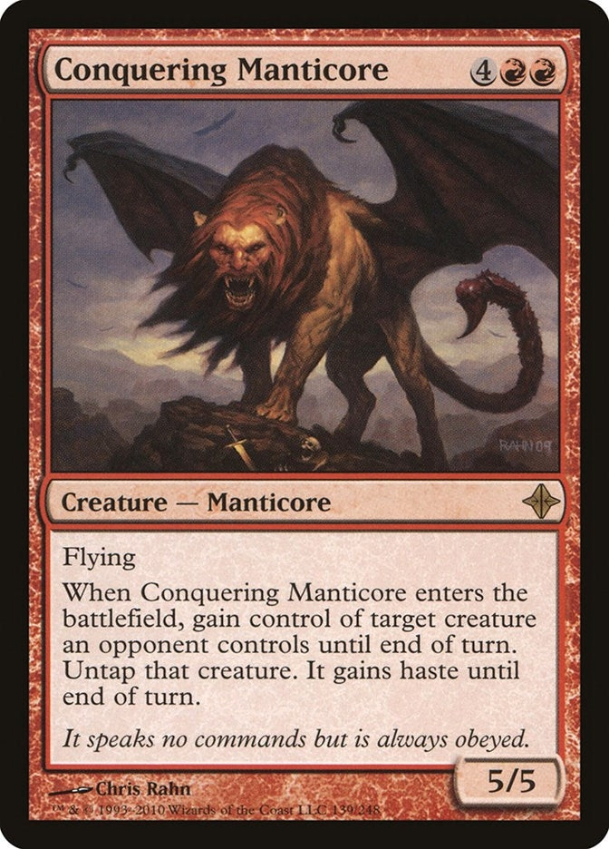 Image for Conquering Manticore (139) [Rise of the Eldrazi]