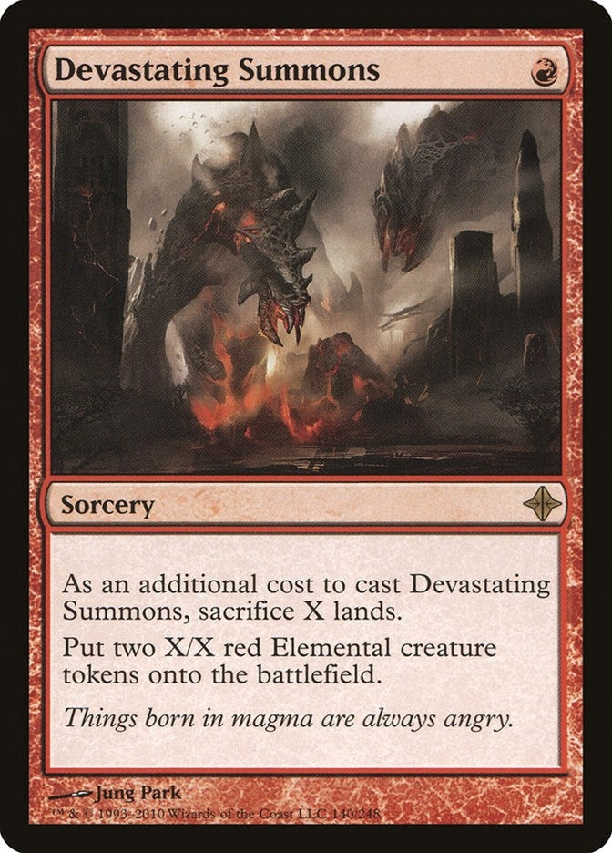 Image for Devastating Summons (140) [Rise of the Eldrazi]