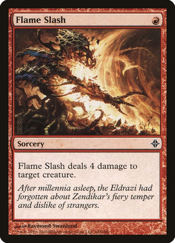 Image for Flame Slash (145) [Rise of the Eldrazi]
