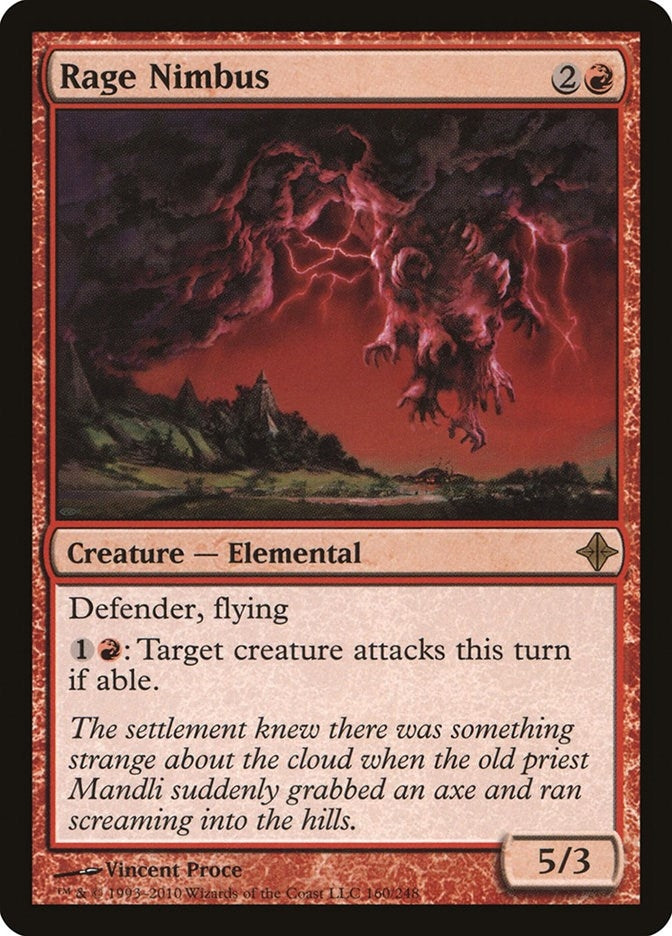 Image for Rage Nimbus (160) [Rise of the Eldrazi]