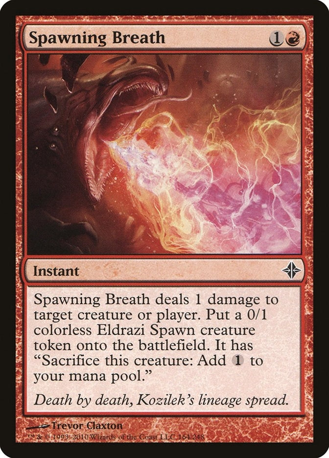 Image for Spawning Breath (164) [Rise of the Eldrazi]