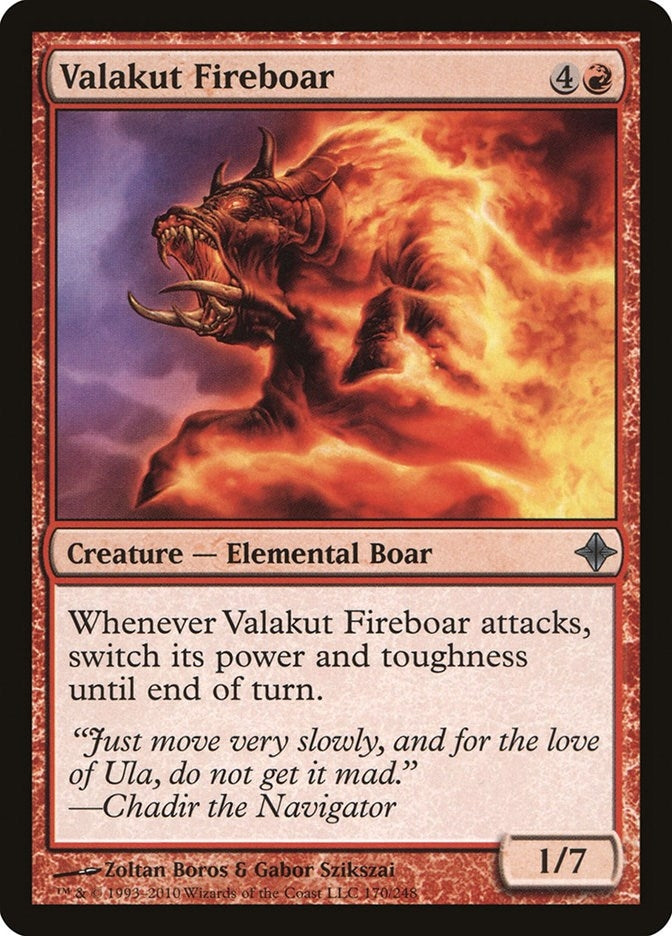 Image for Valakut Fireboar (170) [Rise of the Eldrazi]