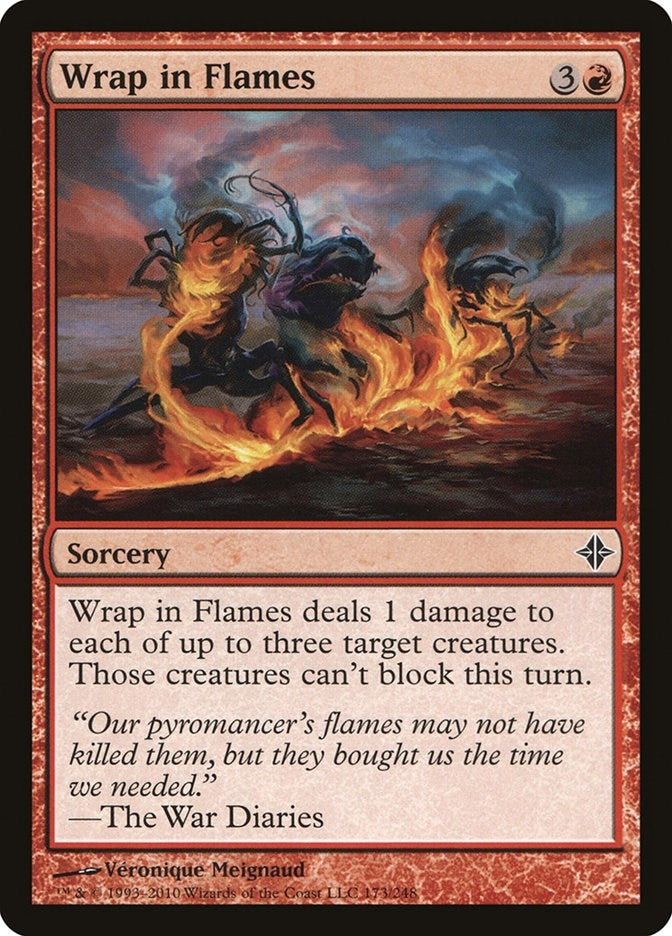 Image for Wrap in Flames (173) [Rise of the Eldrazi]
