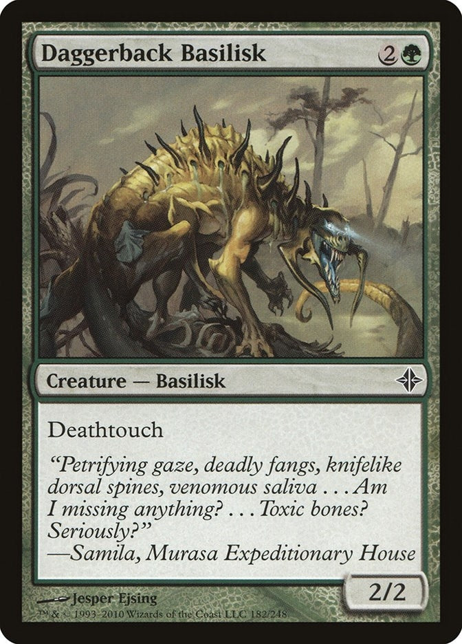 Image for Daggerback Basilisk (182) [Rise of the Eldrazi]