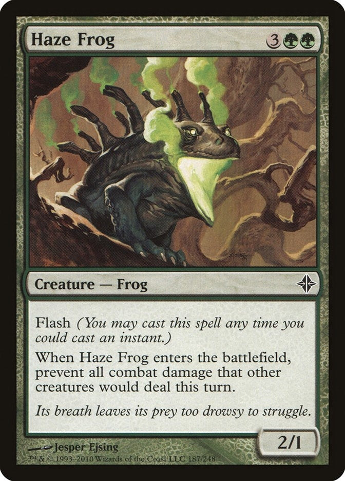 Image for Haze Frog (187) [Rise of the Eldrazi]